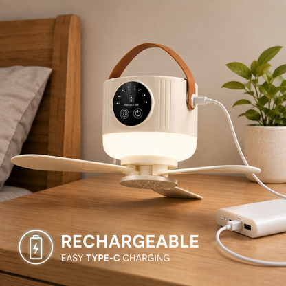 Nivora AirNest Portable Ceiling Fan With Remote