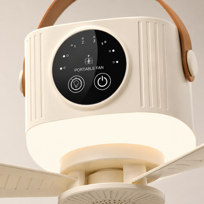 Nivora AirNest Portable Ceiling Fan With Remote